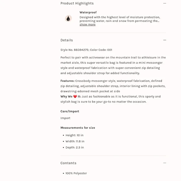 ***SOLD OUT*** FREE PEOPLE All Weather Mini Messenger Bag NWT Seafoam - Picture 9 of 16